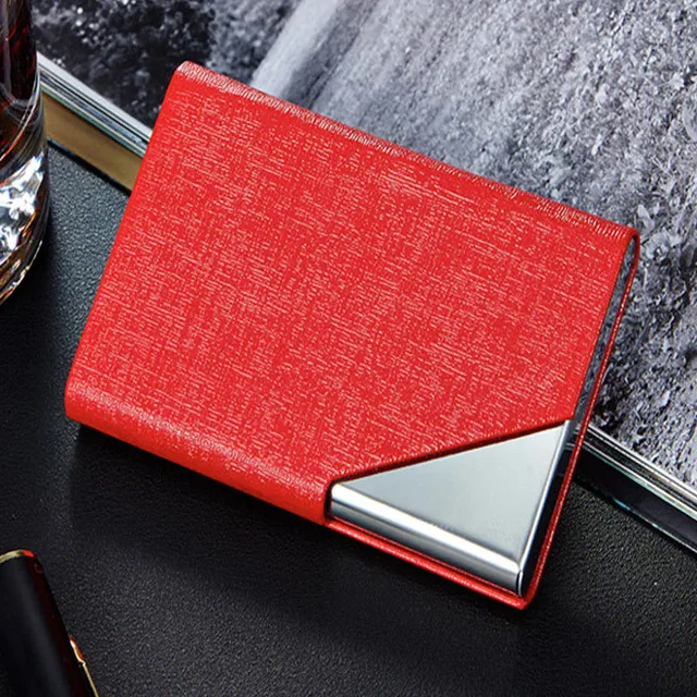 red credit card wallet