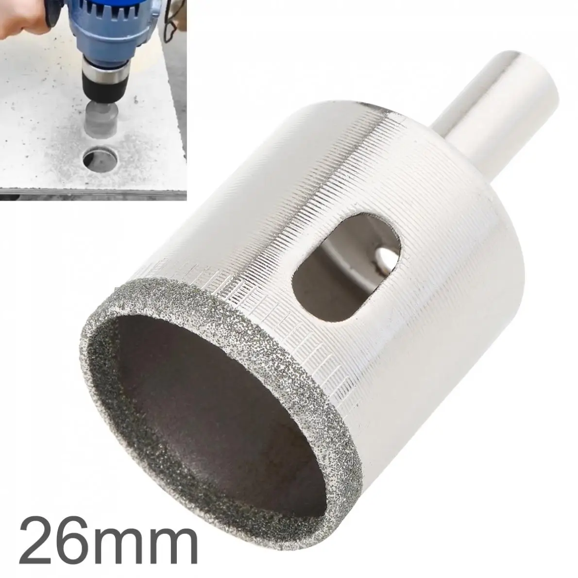 Durable 26mm Diamond Coated Core Hole 