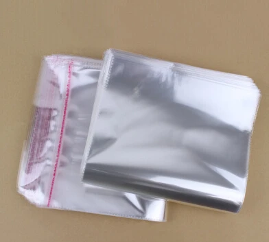 100pcs General Use High Clear OPP Adhesive Bag Transparent