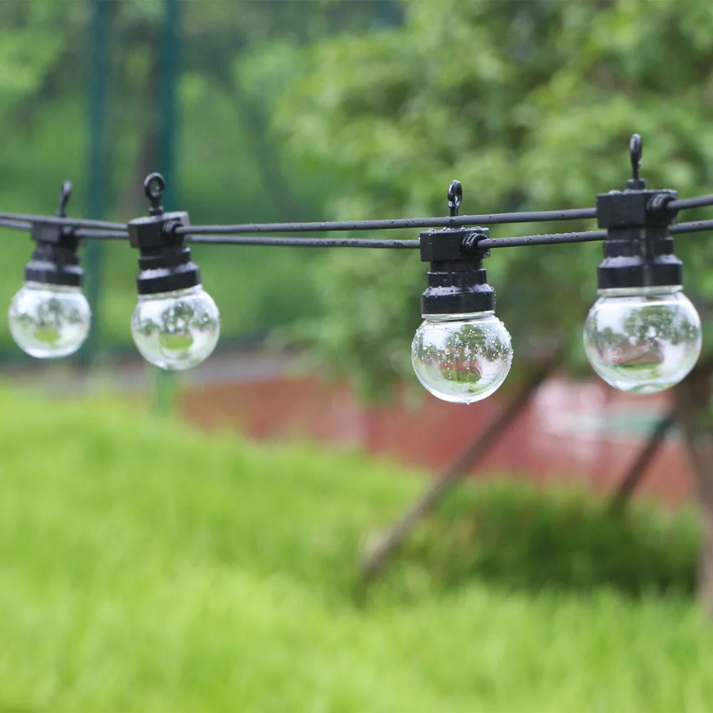 Festoon Led Globe String Light Outdoor Fairy Garden Wedding Party Street String Lamp For Backyard Patio Decor-animated-img