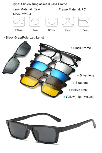 clip on sunglasses for spectacles