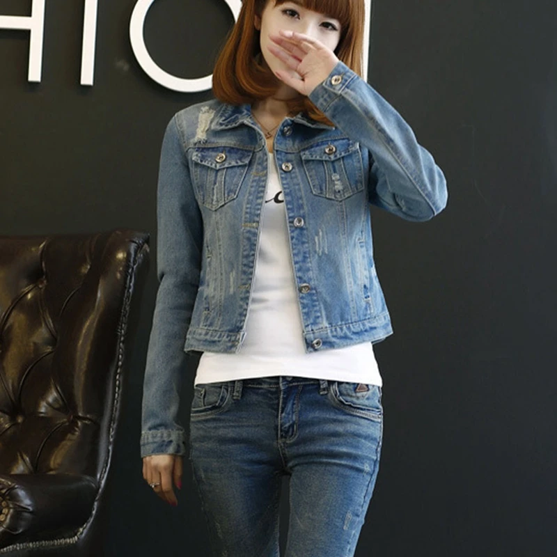 short ladies denim jacket