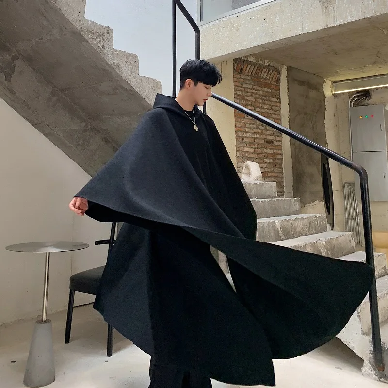 Outerwear Male Gothic Punk Fashion 