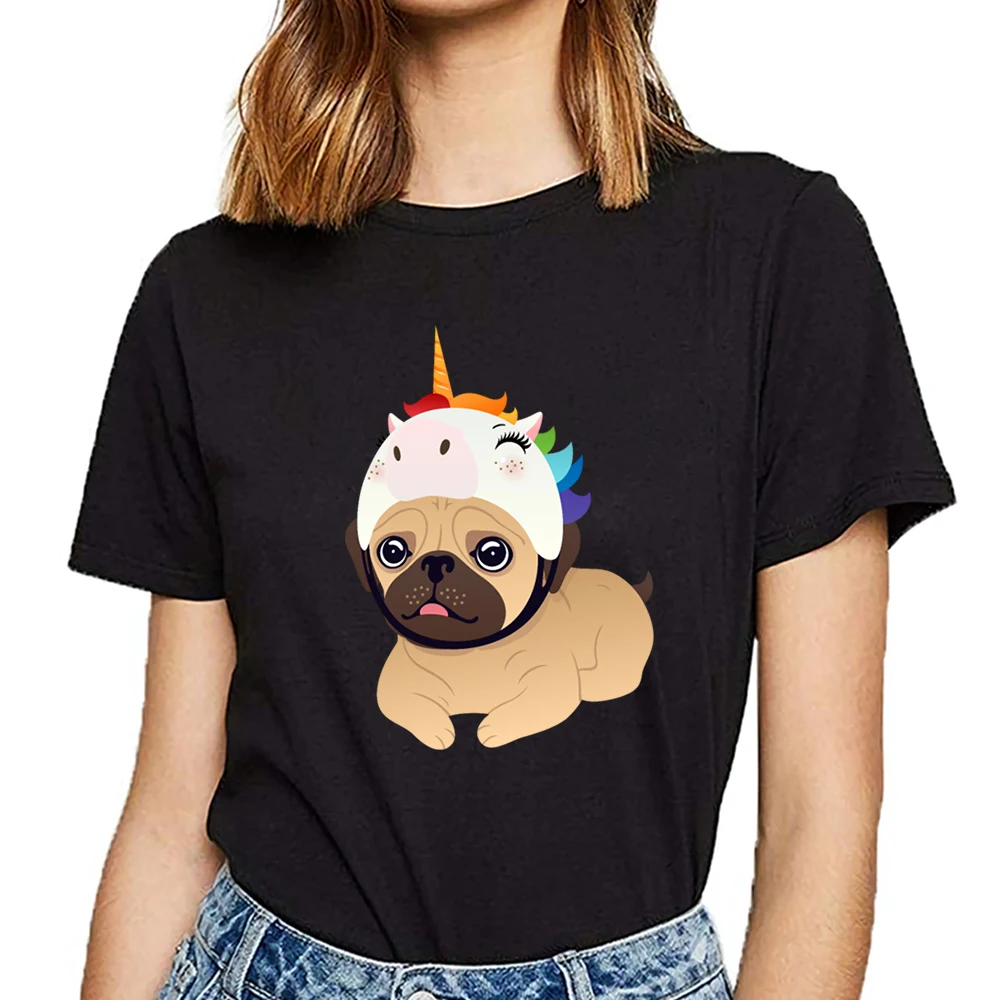 pug t shirt women's