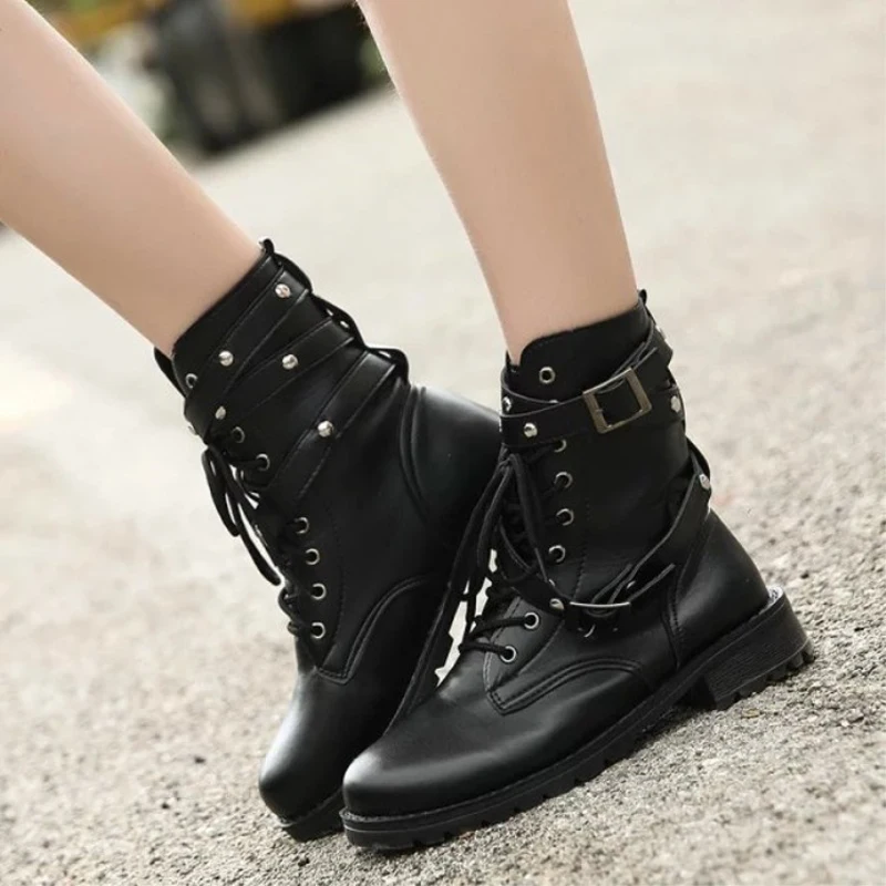 goth military boots