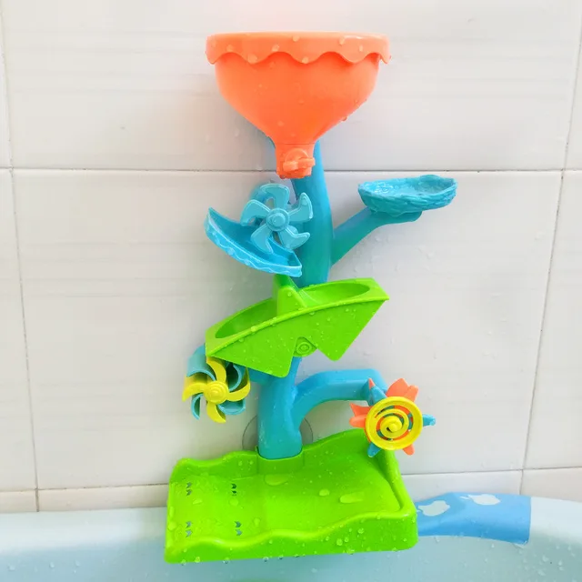 water wheel bath toy