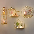 Creative Wall Shelf Wall-Mounted Decoration Pendant Storage Rack Restaurant Porch Room Small Ornaments Bedroom Living Room Stand preview-1