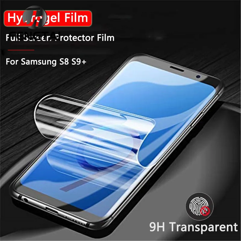 Hydrogel Film For Samsung Galaxy Note 8 9 S9 S8 Plus S7 Edge Full Curved Screen Protector For Samsung A60 A80 Not Glass Film-animated-img