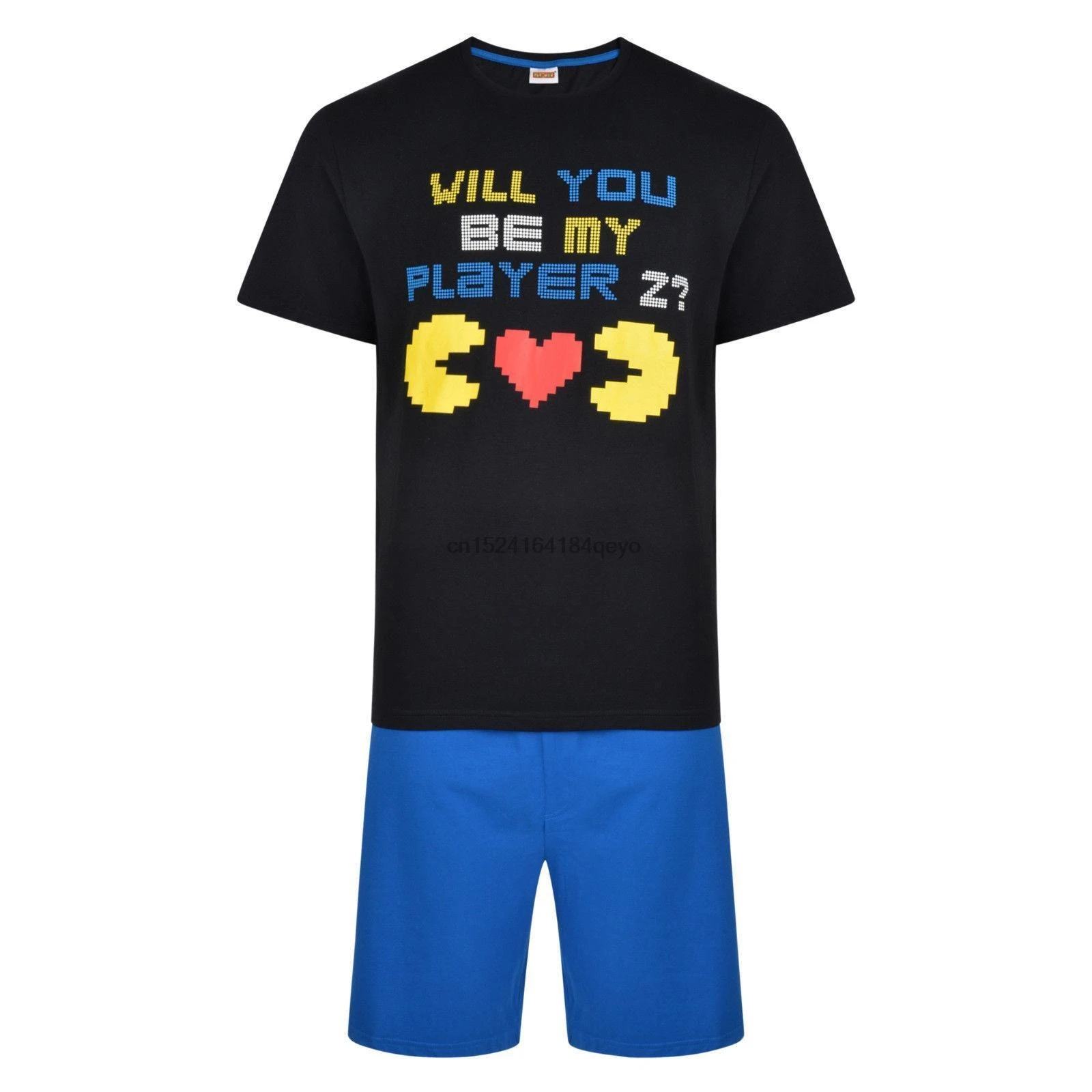 MENS SHORT PYJAMAS PACMAN EX UK STORE 