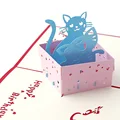 38 Styles 3D Pop Up Greeting Card Love In Hands Birthday Wedding Halloween Christmas Valentines' Day New Year Xmas Kids Gift preview-3
