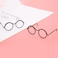 2pcs Great Collection Fashion Round Frame Lensless Retro Doll Glasses For Doll Hot Sale preview-2