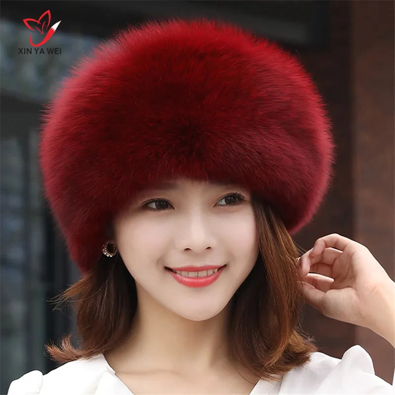 russian fox fur hat