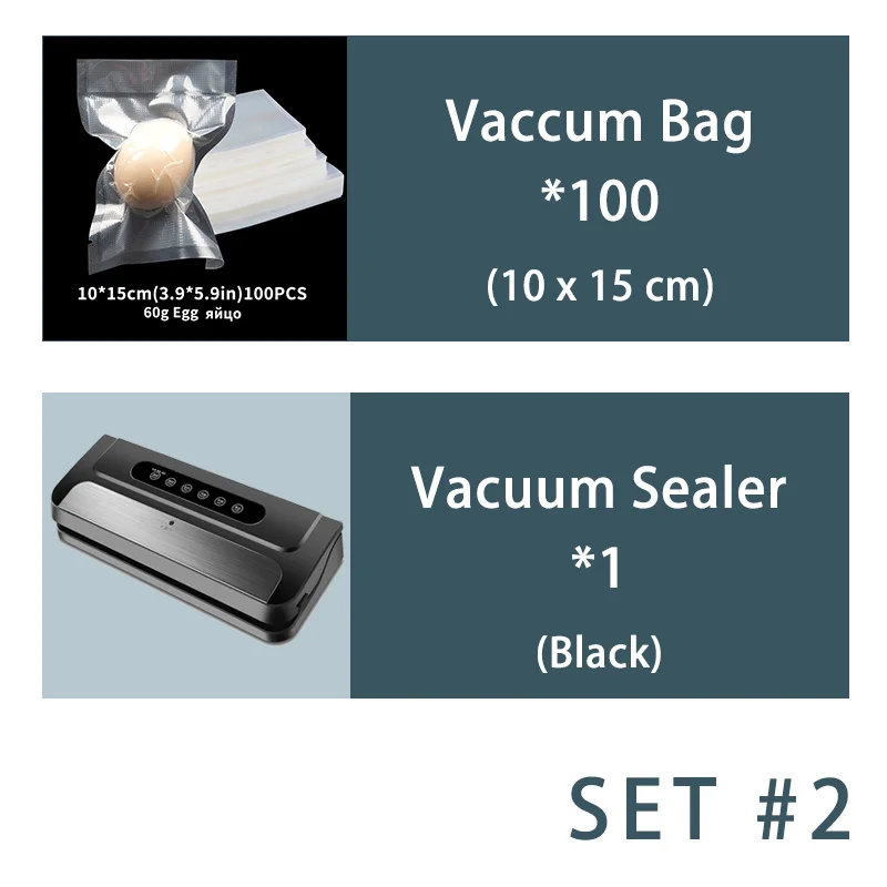 Αγορά Συσκευές κουζίνας  Vacuum Sealer Sous Vide Product Vacuumator With  10pcs Free Bags Food Vacuum Packing Machine Automatic Kitchen Home Heat  Sealer