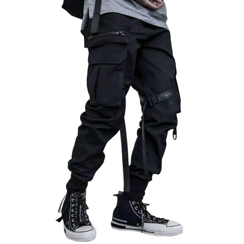 mens white cargo pants with pockets