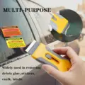 Car Window Glass Sticker Clean Razor Scraper Ceramic Razor Blade Tint Vinyl Wrap Glue Squeegee Remover Cleaner preview-2