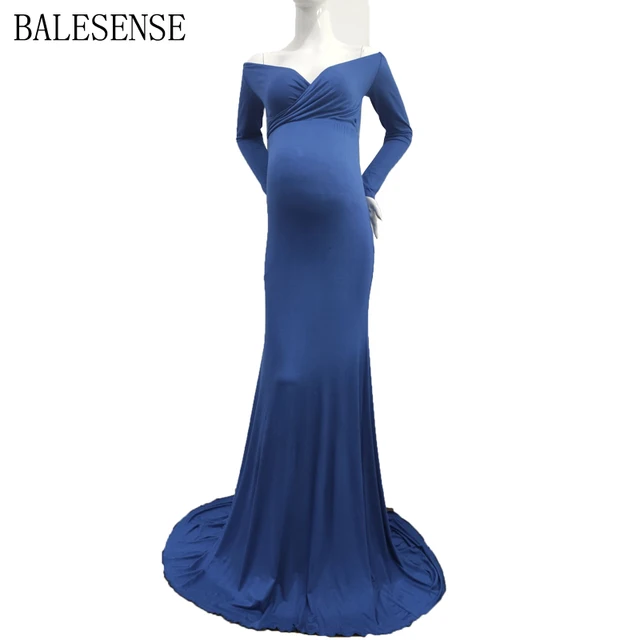 Long Sleeve Maxi Maternity Dresses 