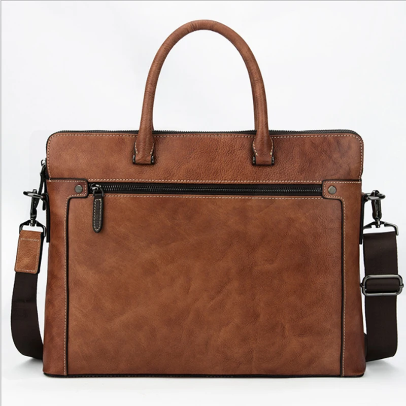 Soft leather laptop bag Clearance