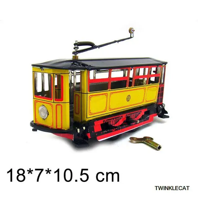 tin wind up cable car