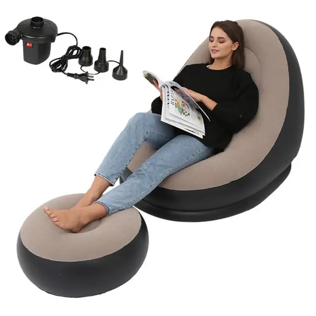 inflatable ottoman chair