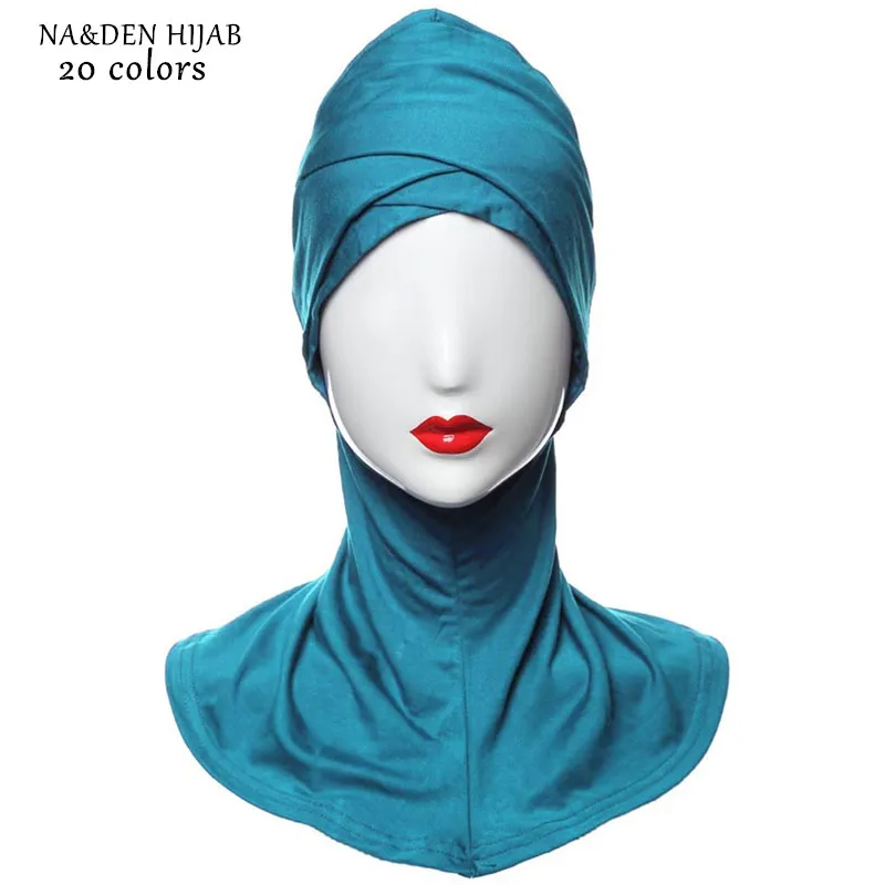 inner Cap Neck head bonnet Muslim headscarf