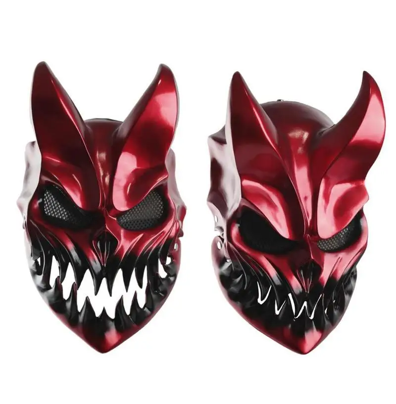 Slaughter To Prevail Mask Kid of Darkness Demolisher Mask Demon Mask for Music Festival and Halloween Party Prop. 