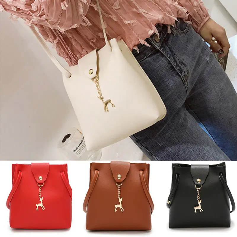 Vintage Tassel Small Bucket Bag Shoulder Handbags Retro Drawstring Messenger Crossbody Bags Women Single Shoulder Bag