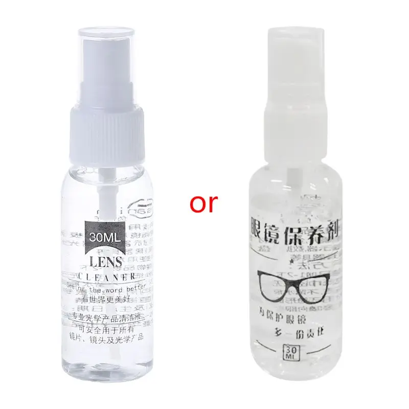100ml Glasses Cleaner Eyeglass Scratch Removing Spray Sunglasses Cleaning  Solution Spray Bottle Supplies Eyewear Accessories
