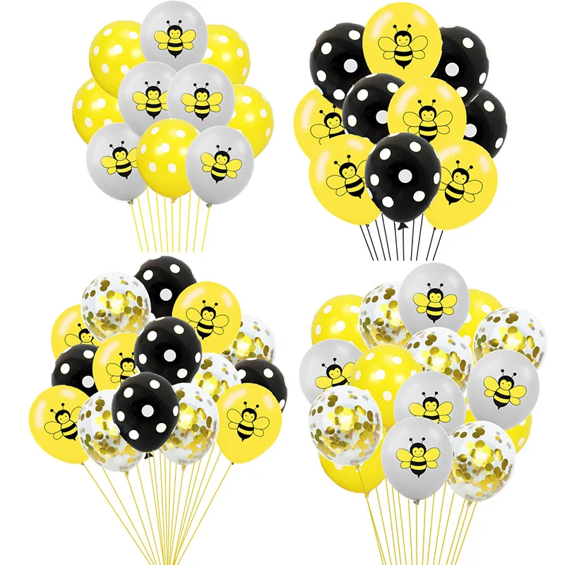 Bee Theme Party Decorations Bee Banner Balloons Cake Topper For