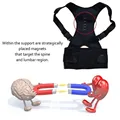 Dropship US Stock Magnetic Therapy Posture Corrector Brace Shoulder Back Support Belt For Braces&Supports Belt Shoulder Posture preview-5
