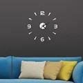 2022 New 3D Wall Clock Mirror Wall Stickers Fashion Living Room Quartz Watch DIY Home Decoration Clocks Sticker reloj de pared preview-2