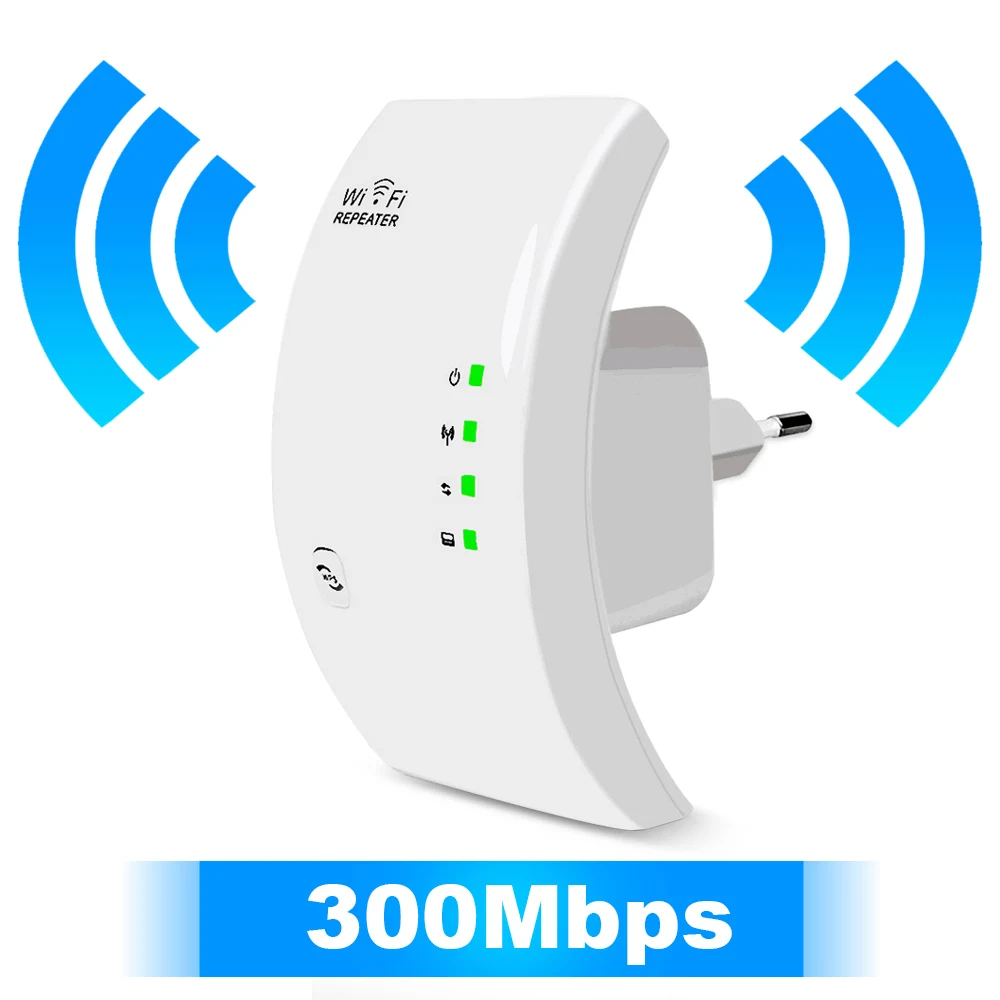 Wireless Wifi Repeater Wifi Range Extender 300Mbps Network Wi fi Amplifier Signal Booster Repetidor Wifi Access Point-animated-img