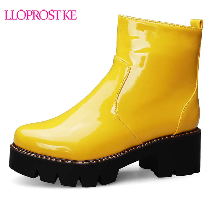 yellow vinyl boots