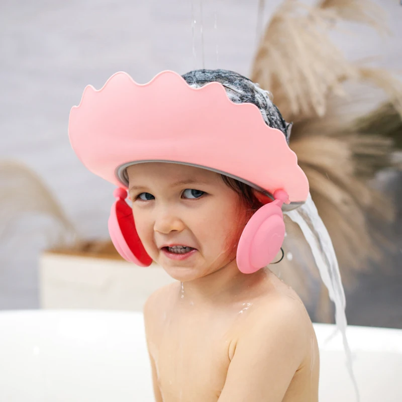 Baby Shower Cap Adjustable Shampoo Cap 