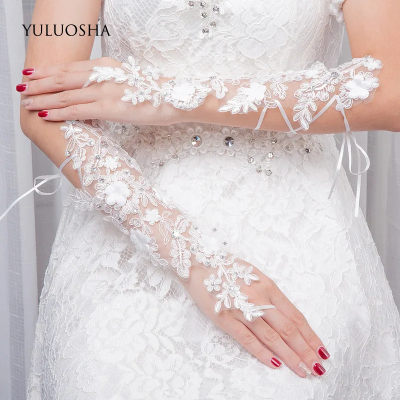 hand gloves for wedding gown