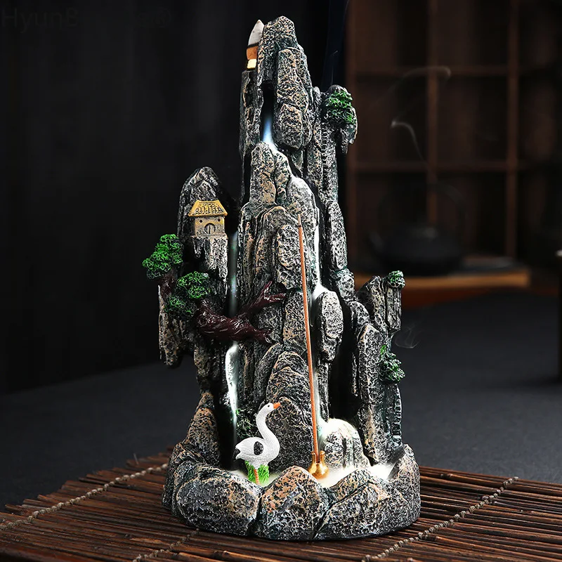 Premium Practical Waterfall Backflow Smoke Incense Burner Holder