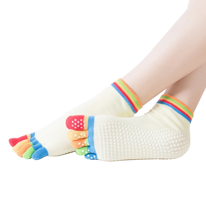 Yoga Socks Women Kid Children Non-Slip Pilates Socks Grippers