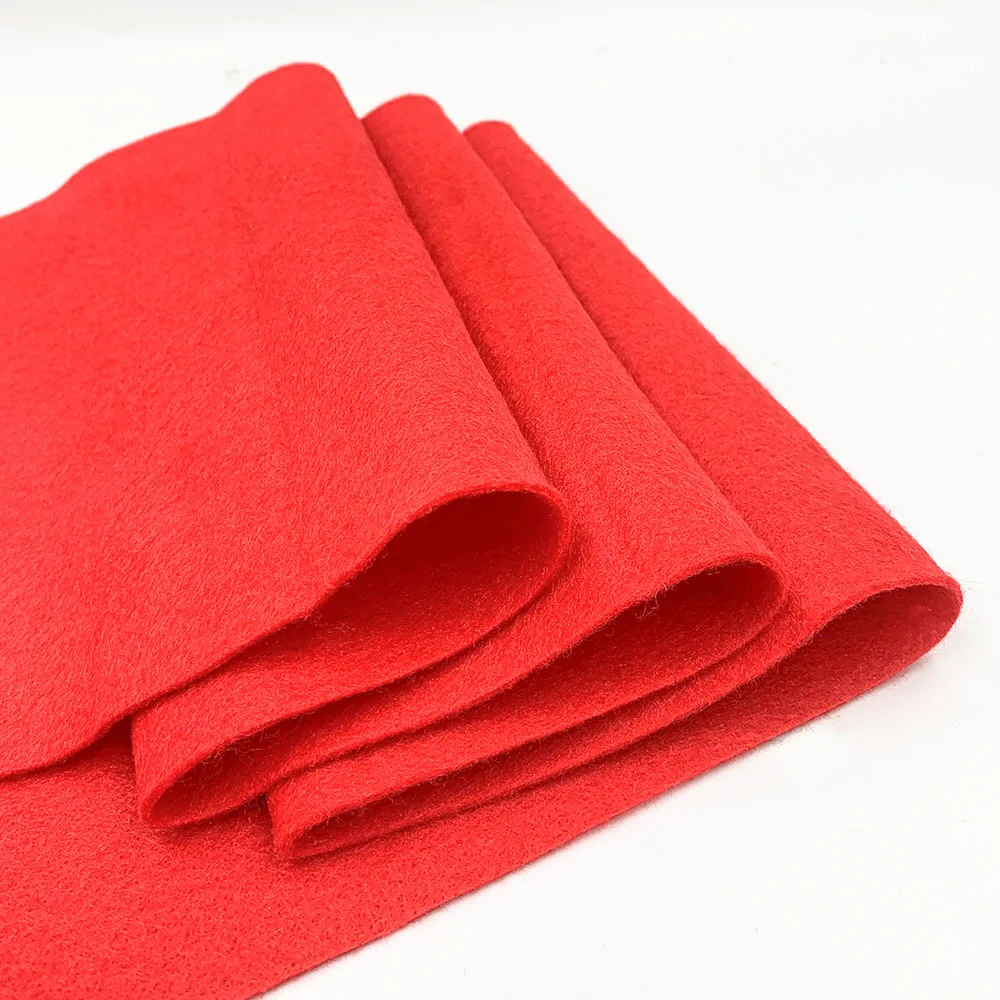 Nonwoven Felt Fabric 10x10cm Patchwork Cloth Bundle for Kids