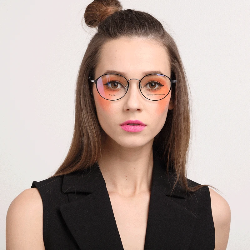 women's round prescription glasses