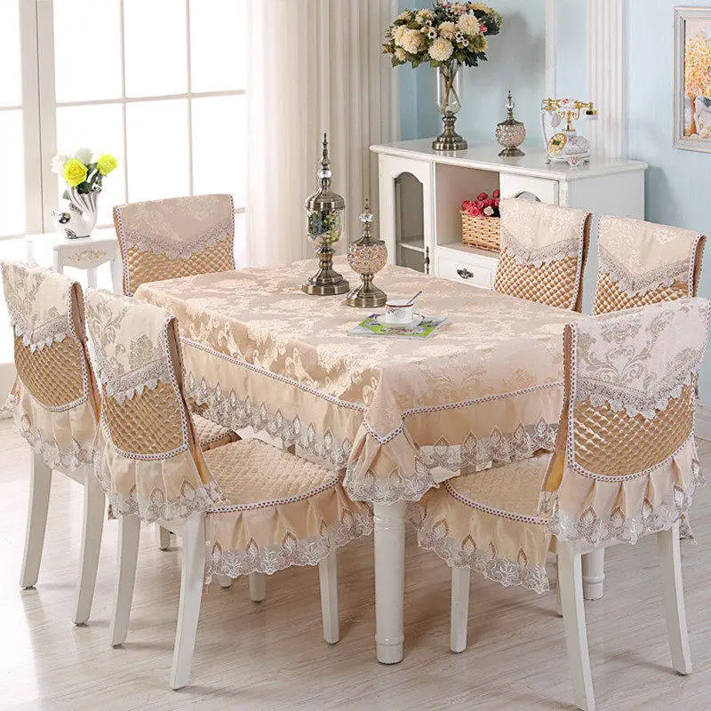 cloth covered dining room chairs