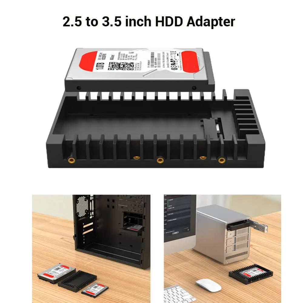 Agora Syskeyes Apo8hkeyshs 2 5 To 3 5 Inch Hdd Adapter Hard Drive Caddy Support Sata 3 0 6gbps Support 7 9 5 12 5mm 2 5 Inch Sata Hdd Ssd Solid State Disk