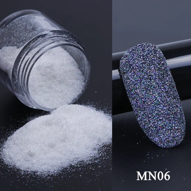 Shiny Sugar Nail Glitter Powder For Manicure Flock Powder Nail Art