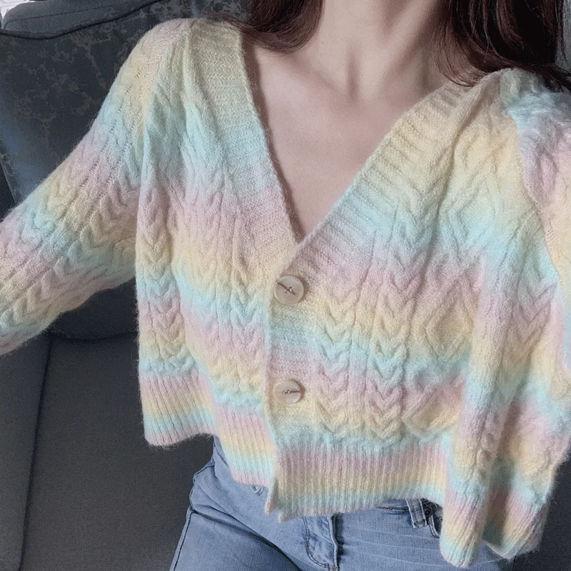 Oversized Crop Cardigan 2020 Spring 