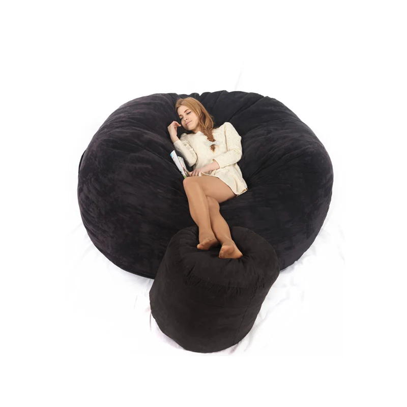 6ft memory foam bean bag