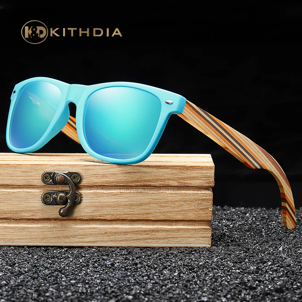 wood frame sun glasses