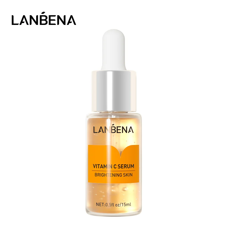 LANBENA Vitamin C Serum VC Removing Dark Spots Freckle Speckle Fade Skin Care Whitening Face Anti Winkles Essence Beauty-animated-img