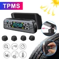 TPMS Solar Power TPMS Car Tire Pressure Alarm 360 Adjustable Monitor Auto Security System Tyre Pressure Temperature Warning new preview-1