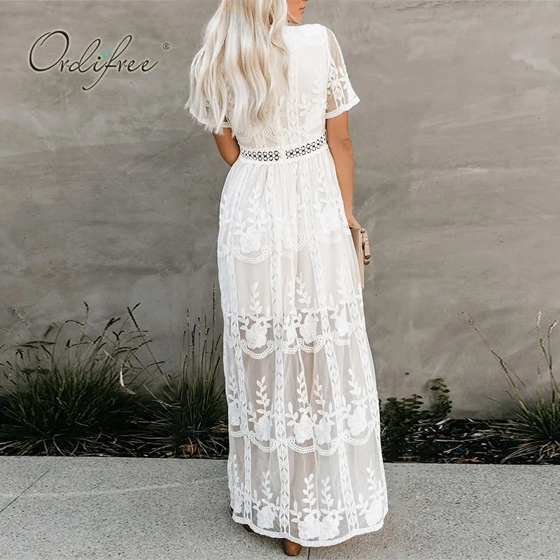 Ordifree 2022 Summer Boho Women Maxi 