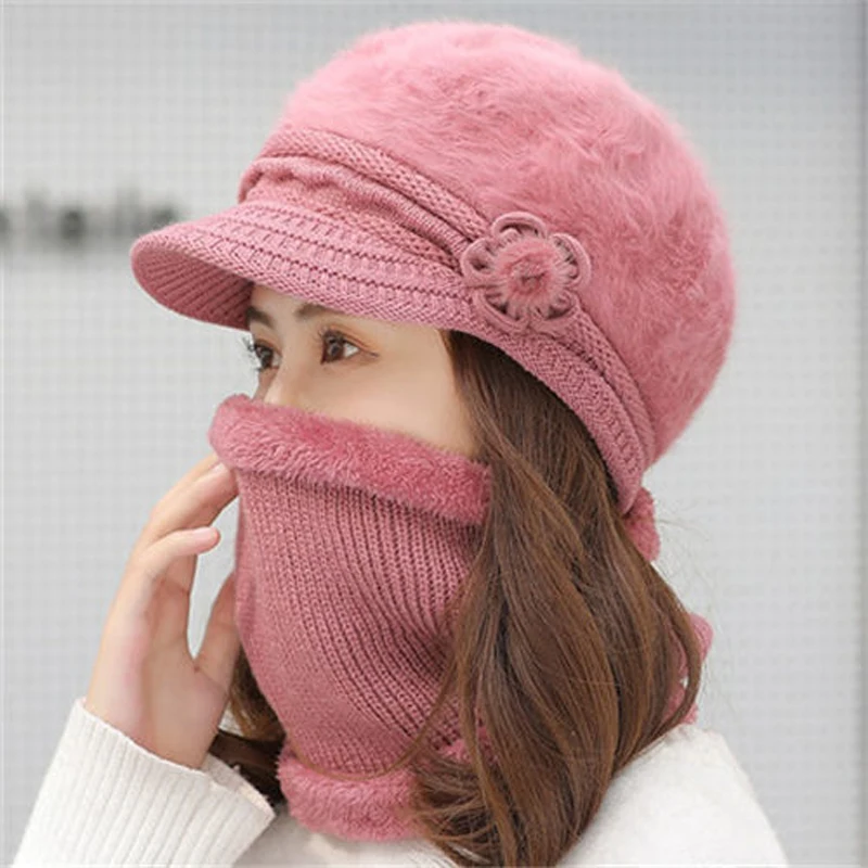 Autumn winter Women hats chapeau peaked 