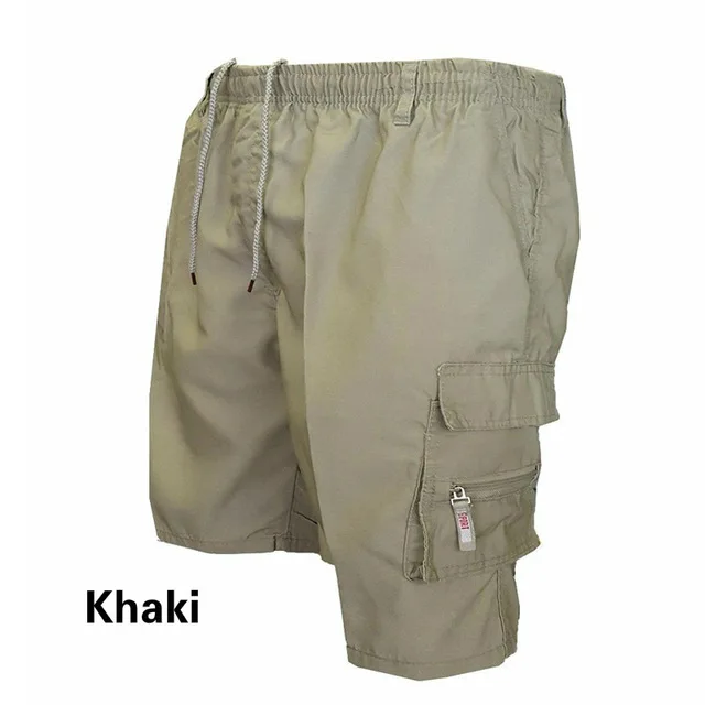 Men Shorts Multi Pocket Summer Loose 
