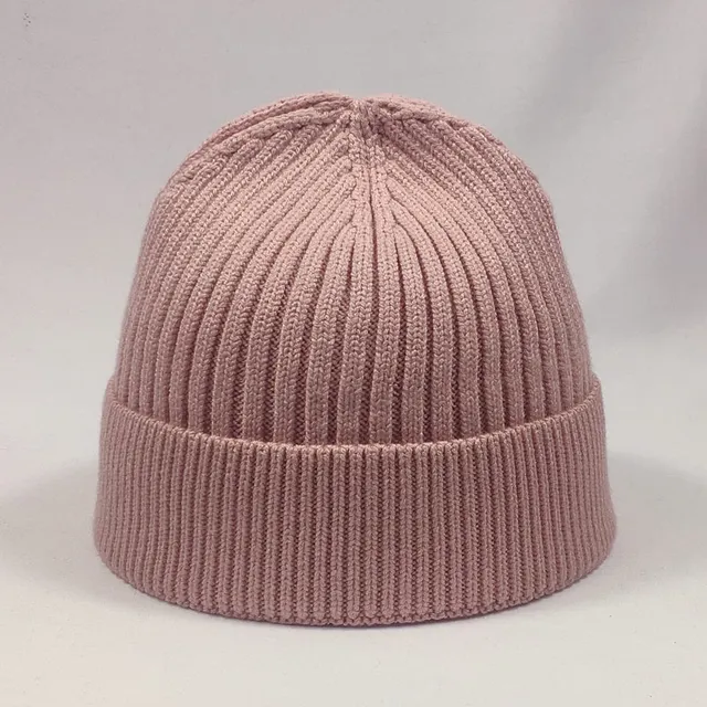 Soft Stretchy Plain Knit Hat Womens 